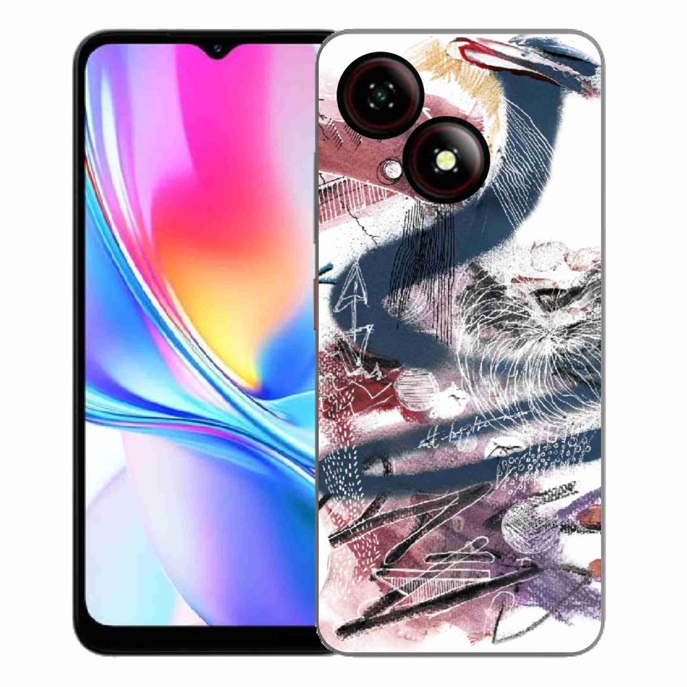 Gélový kryt mmCase na ZTE Blade A35E - abstraktný motív 28