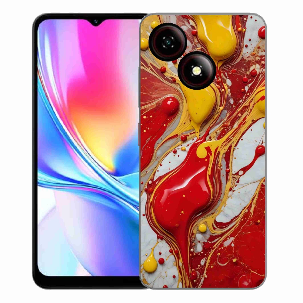 Gélový kryt mmCase na ZTE Blade A35E - abstraktný motív 42