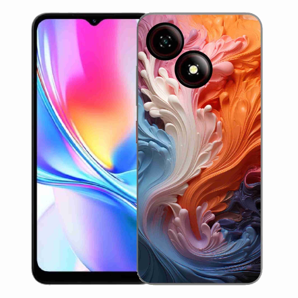 Gélový kryt mmCase na ZTE Blade A35E - abstraktný motív 8