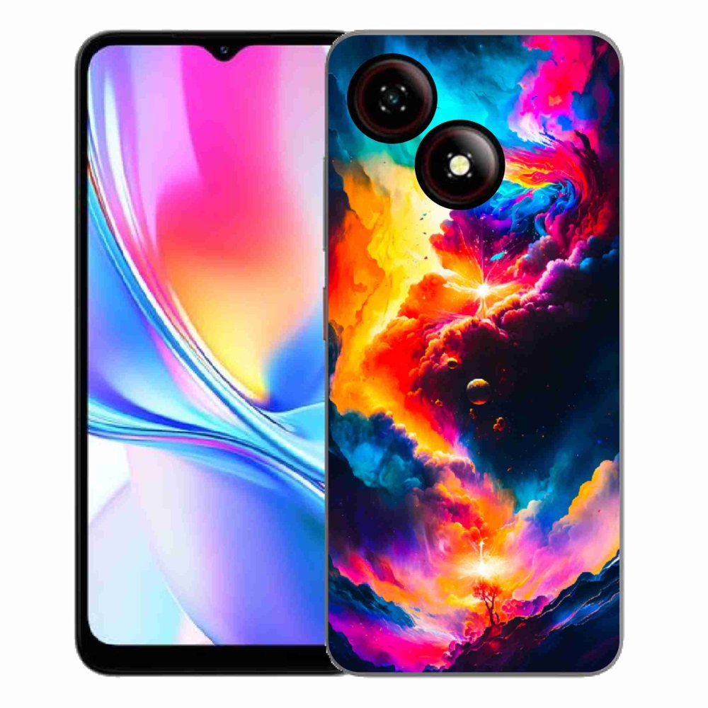 Gélový kryt mmCase na ZTE Blade A35E - abstraktný motív