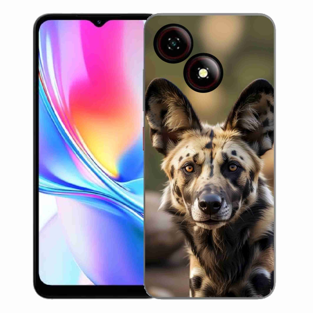 Gélový kryt mmCase na ZTE Blade A35E - africký divoký pes