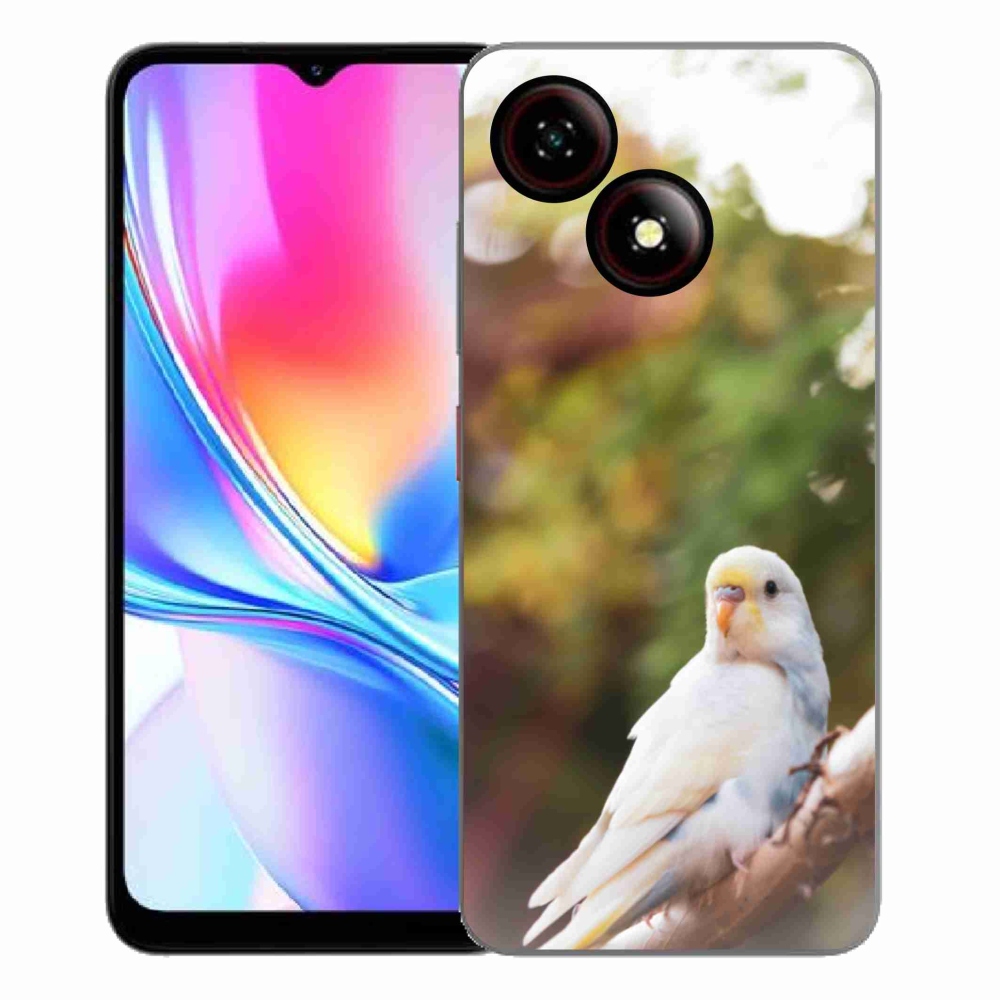 Gélový kryt mmCase na ZTE Blade A35E - andulka biela