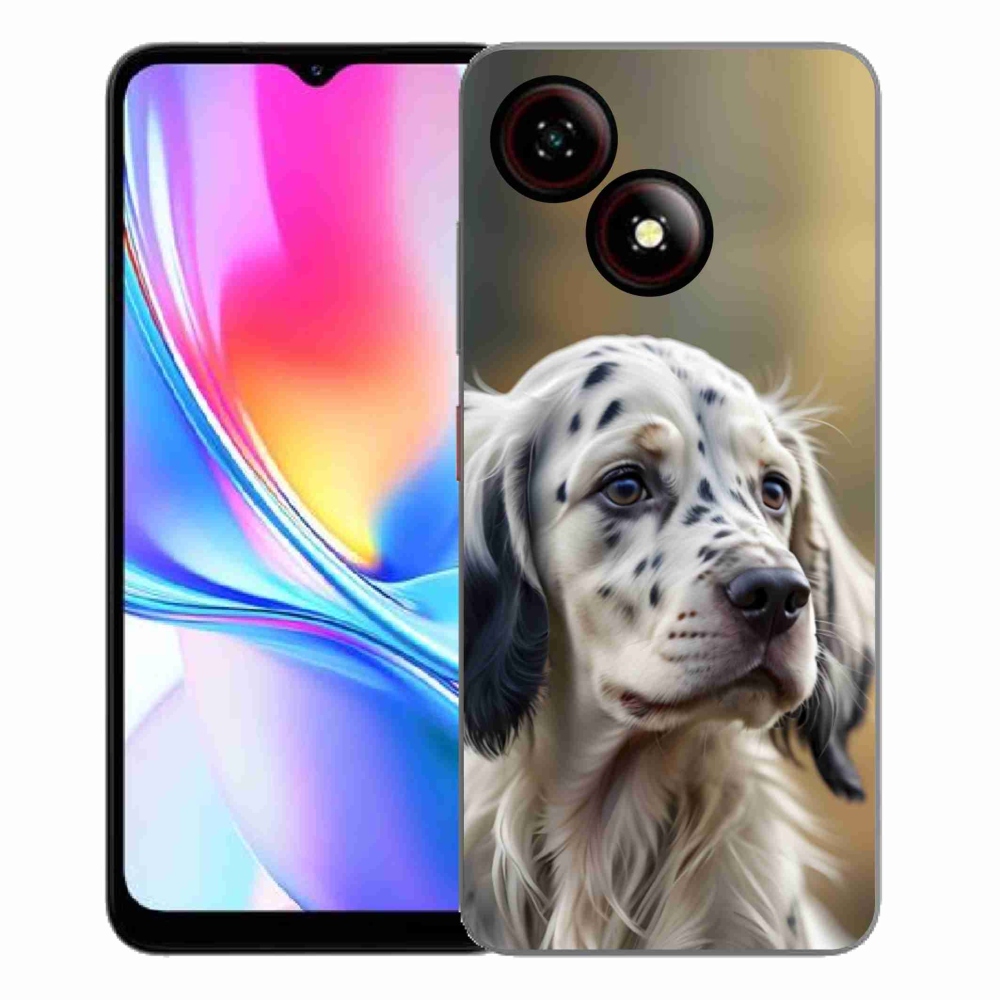 Gélový kryt mmCase na ZTE Blade A35E - anglický seter