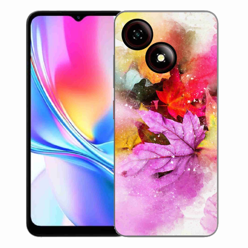 Gélový kryt mmCase na ZTE Blade A35E - farebné listy