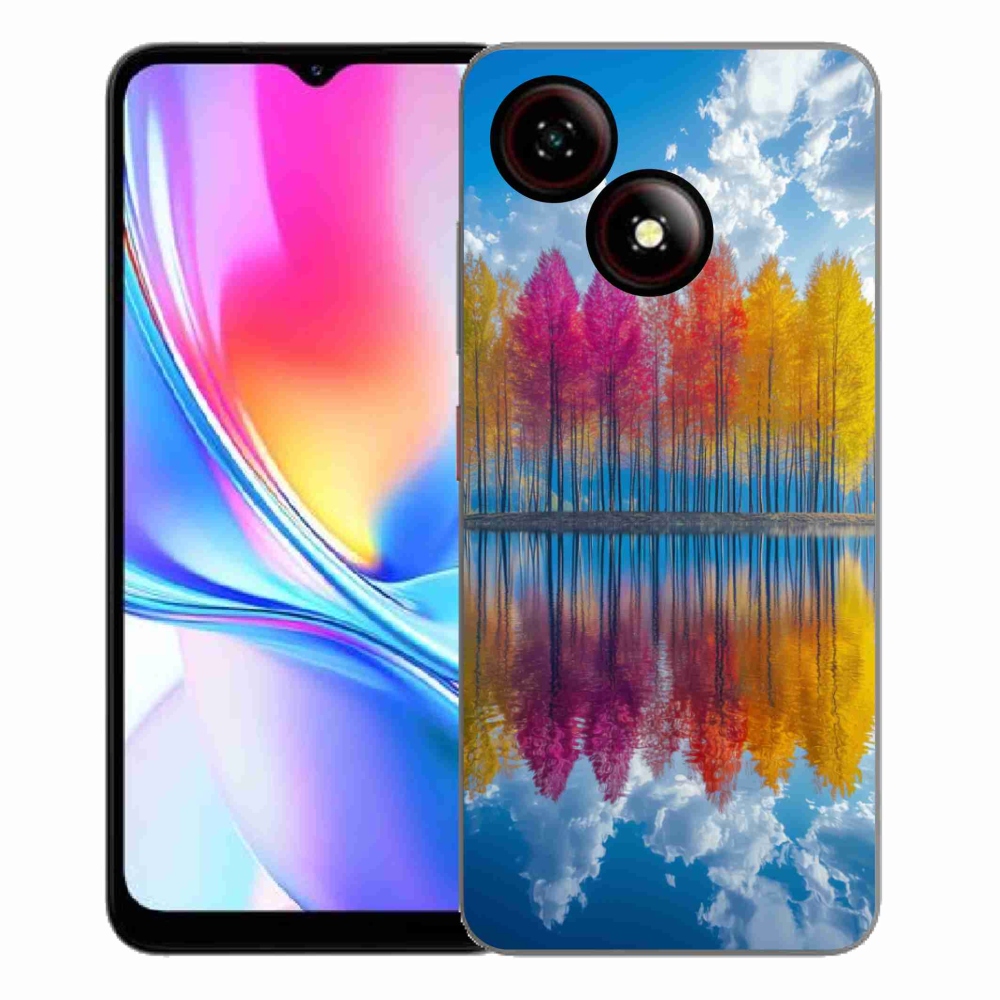 Gélový kryt mmCase na ZTE Blade A35E - farebné stromy