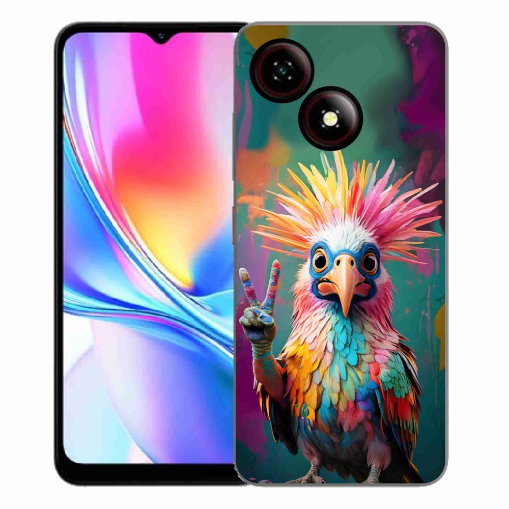 Gélový kryt mmCase na ZTE Blade A35E - farebný rebel