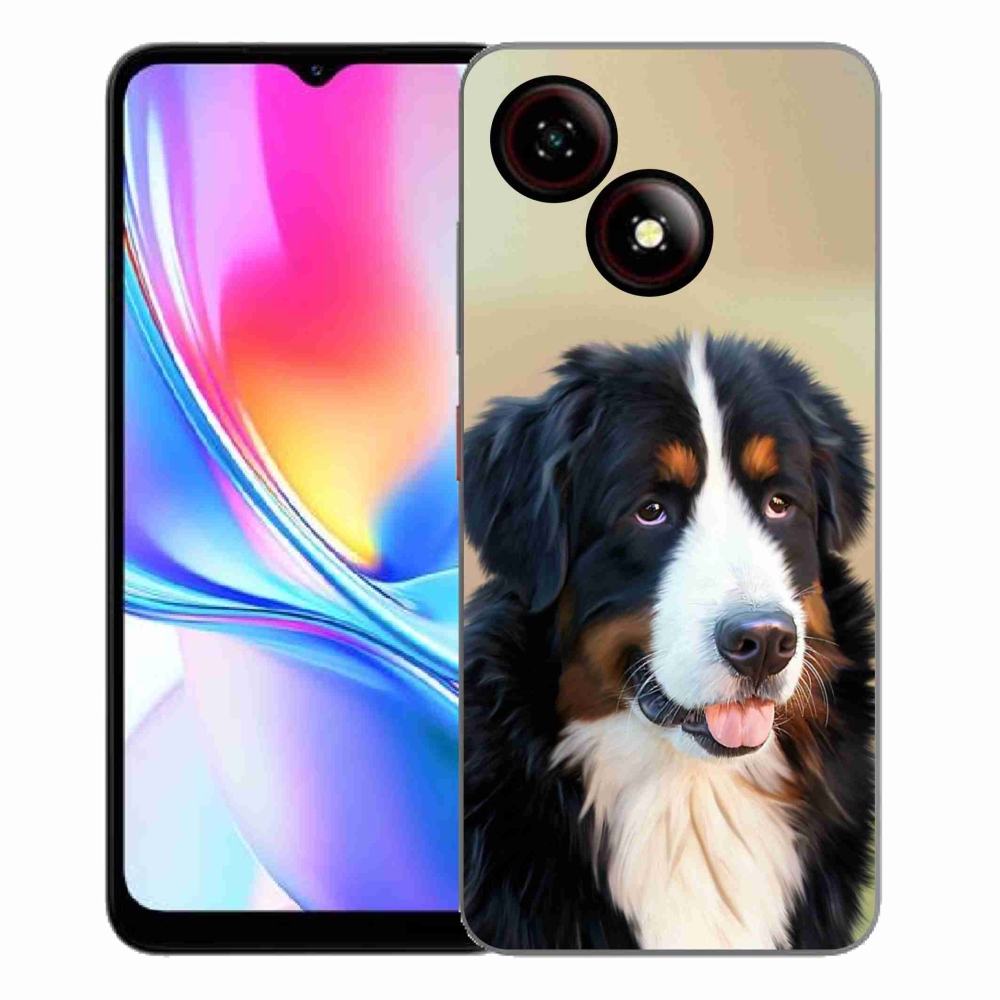 Gélový kryt mmCase na ZTE Blade A35E - bernský salašnícky pes