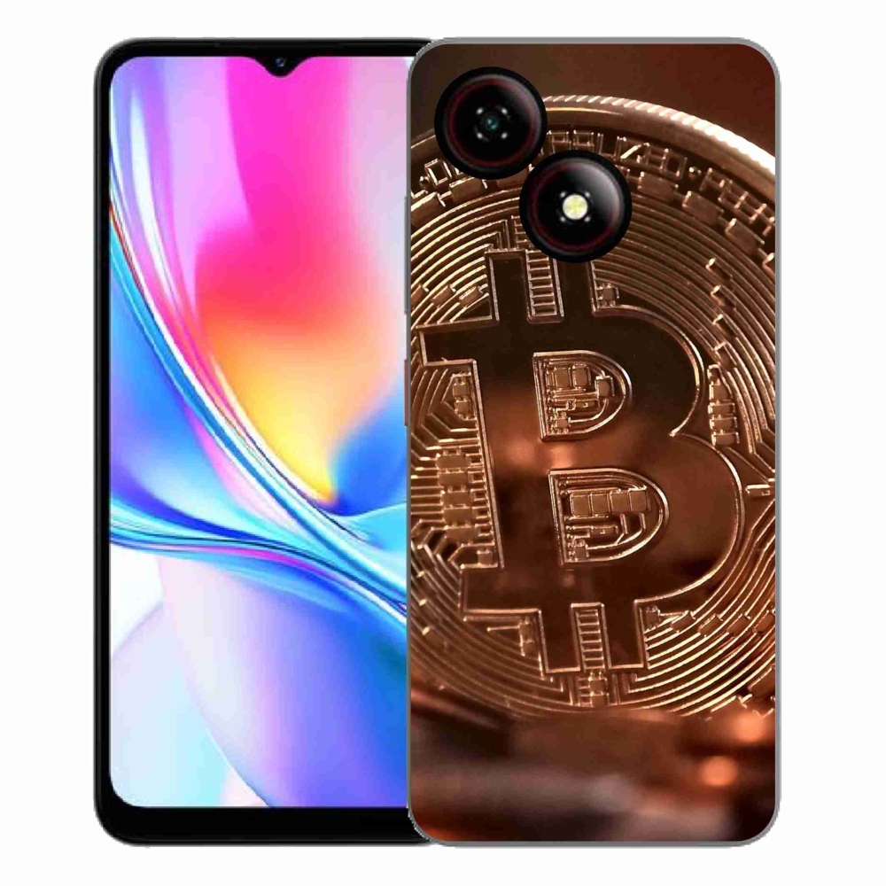 Gélový kryt mmCase na ZTE Blade A35E - bitcoin