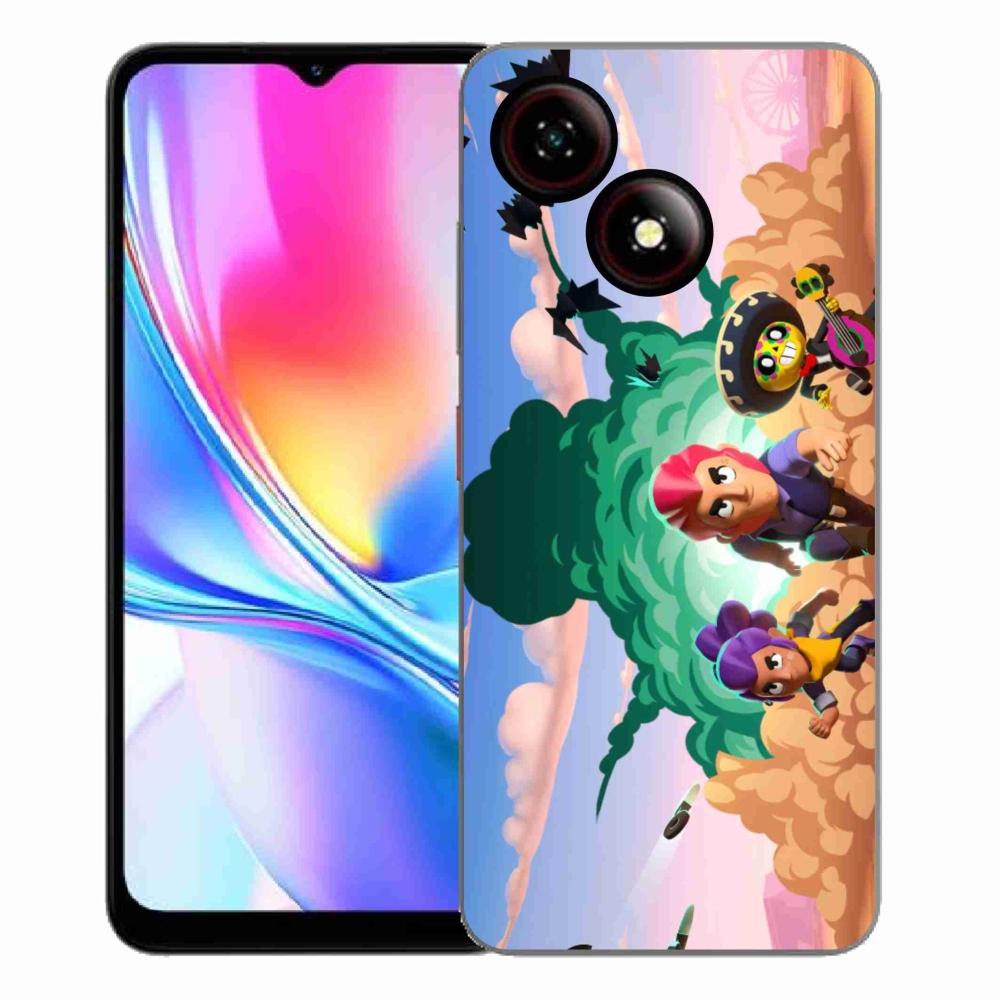 Gélový kryt mmCase na ZTE Blade A35E - brawl stars