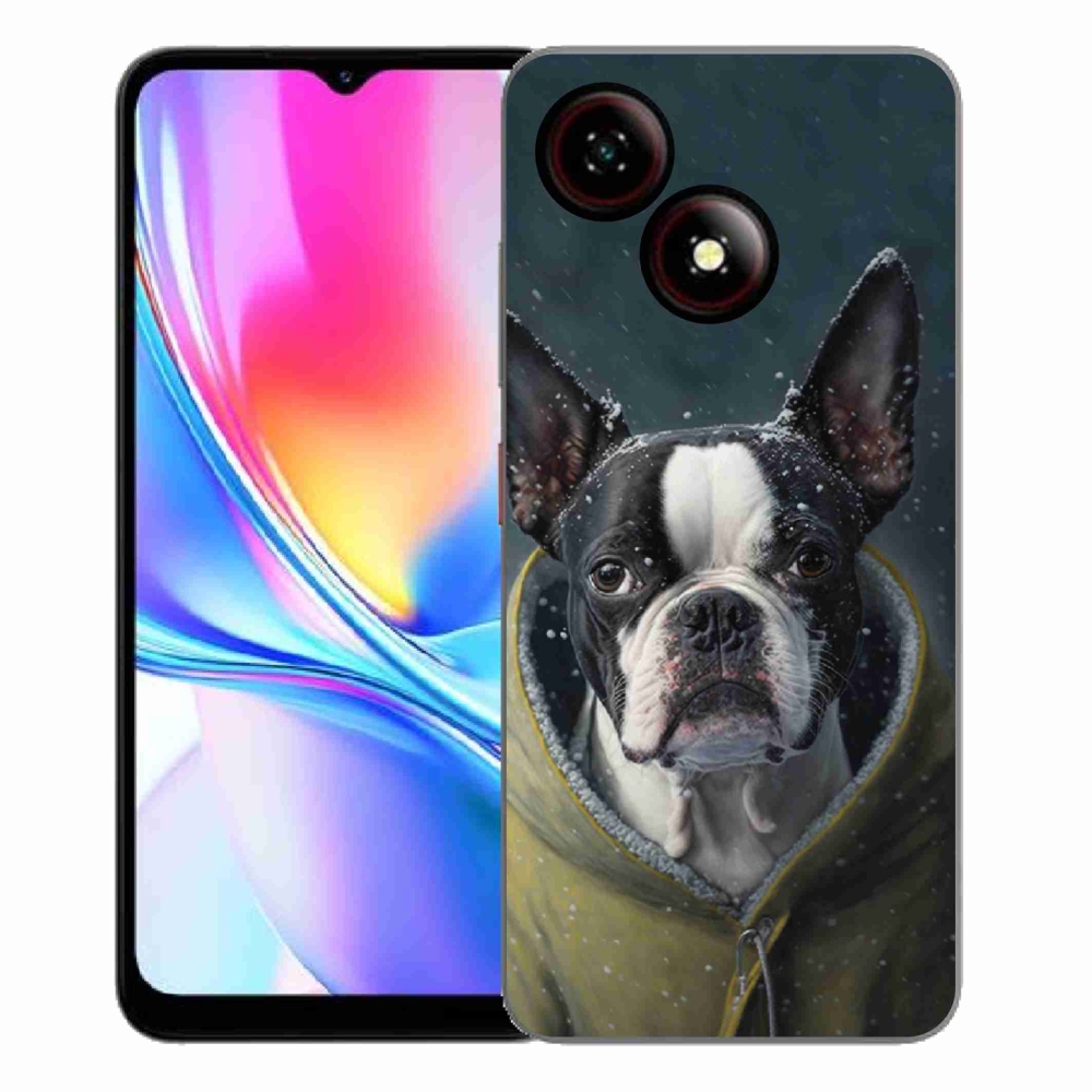 Gélový kryt mmCase na ZTE Blade A35E - buldoček
