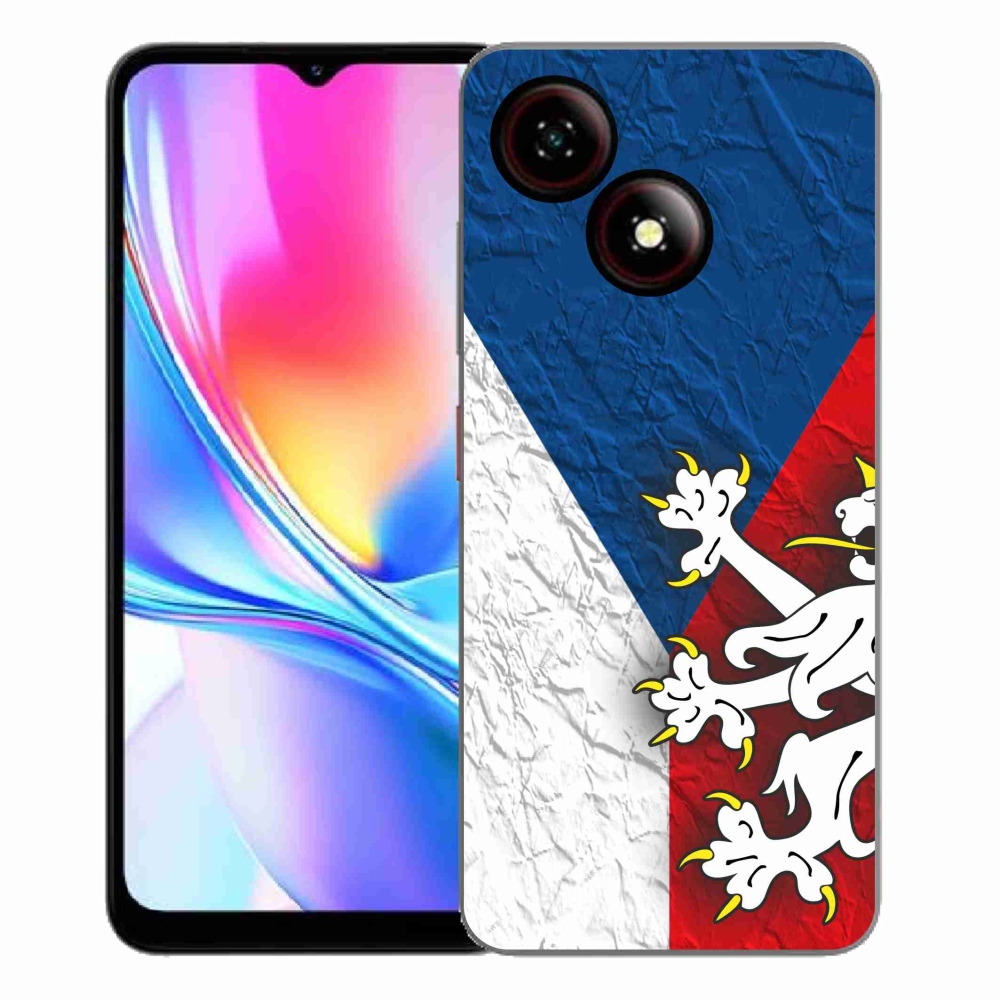 Gélový kryt mmCase na ZTE Blade A35E - slovenská vlajka 1