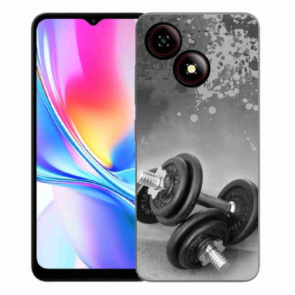 Gélový kryt mmCase na ZTE Blade A35E - činky 1