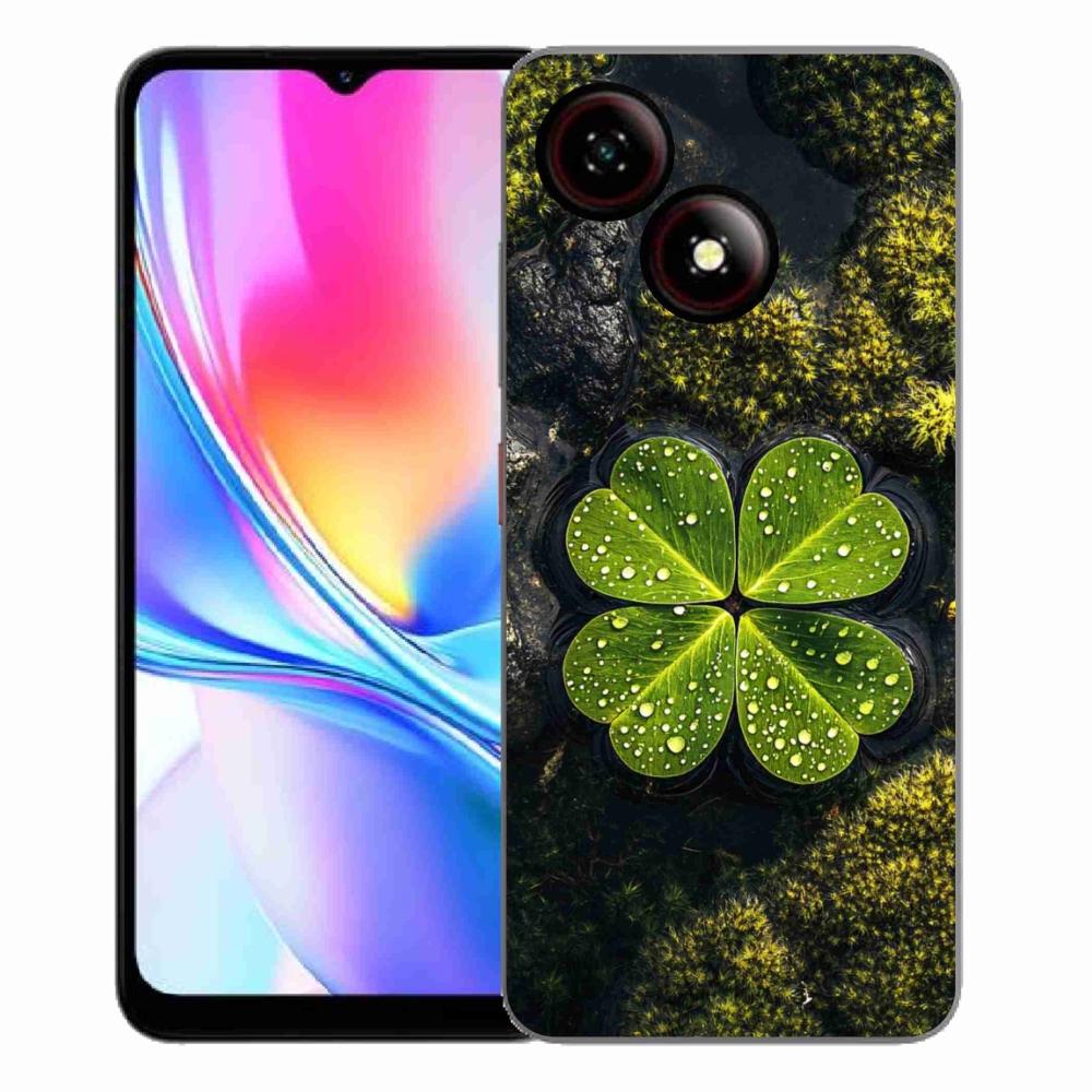 Gélový kryt mmCase na ZTE Blade A35E - štvorlístok