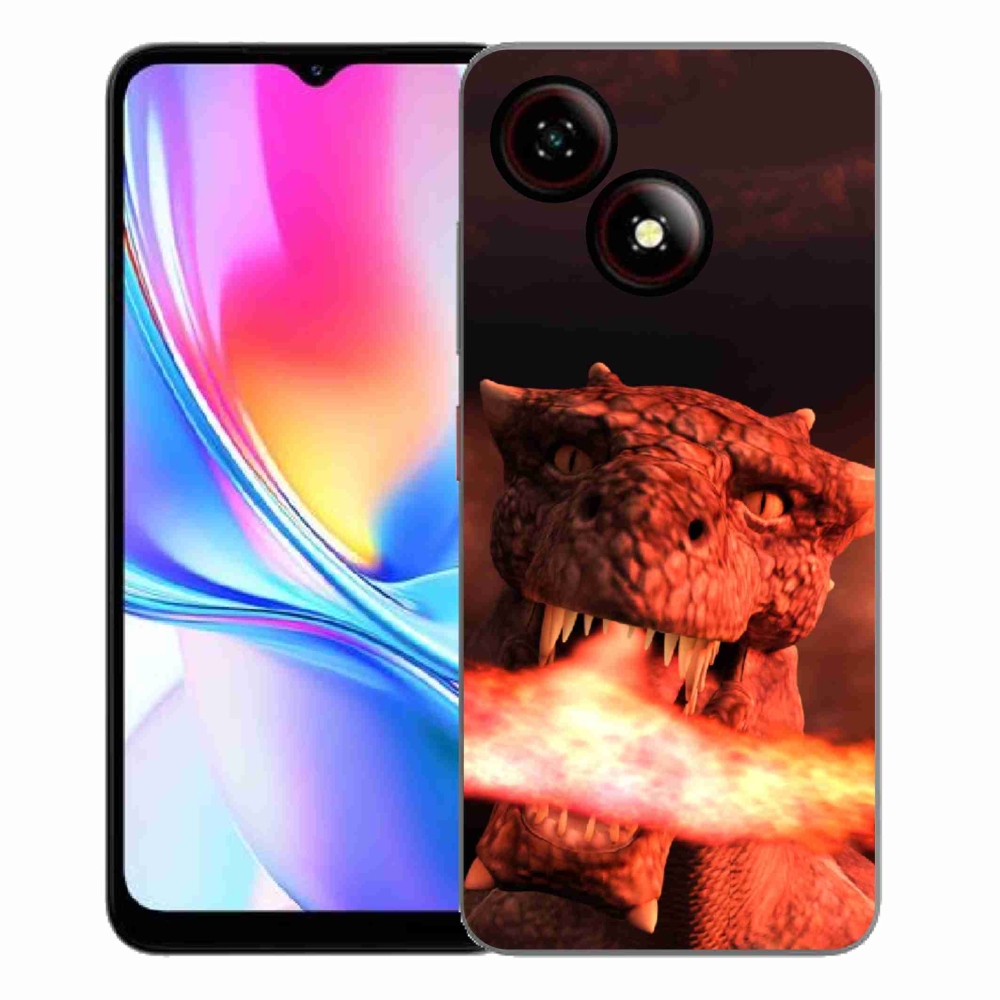 Gélový kryt mmCase na ZTE Blade A35E - drak