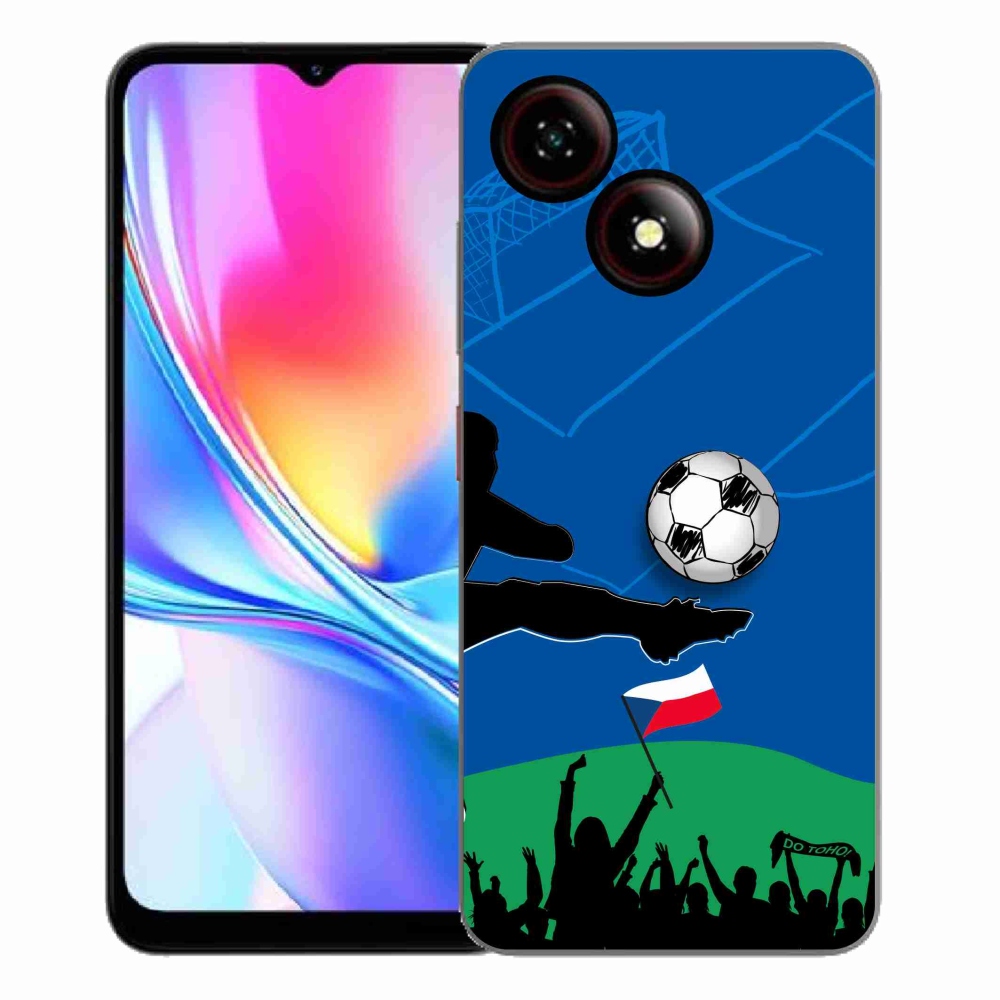 Gélový kryt mmCase na ZTE Blade A35E - fanúšikovia futbalu