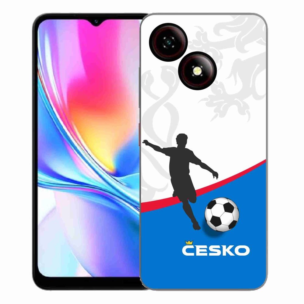 Gélový kryt mmCase na ZTE Blade A35E - futbal Česko 1