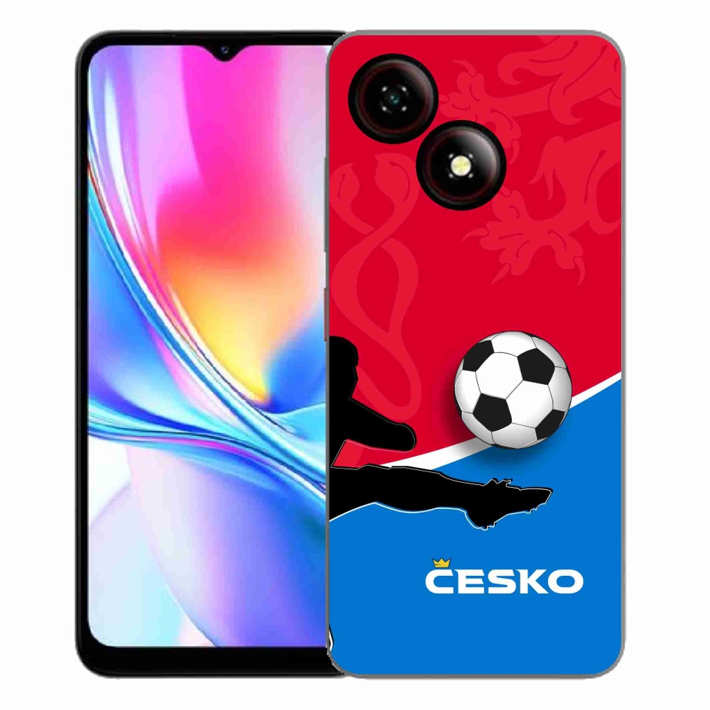 Gélový kryt mmCase na ZTE Blade A35E - futbal Česko 2