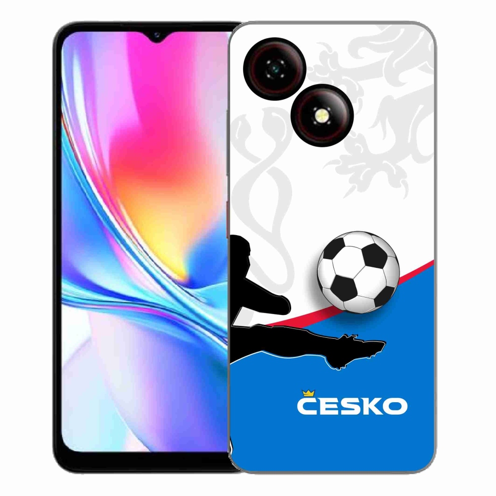 Gélový kryt mmCase na ZTE Blade A35E - futbal Česko 3