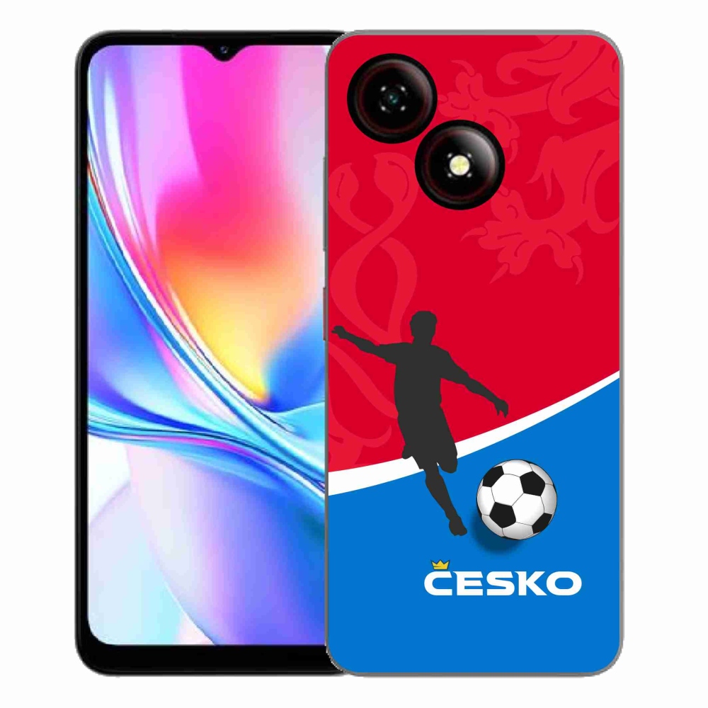 Gélový kryt mmCase na ZTE Blade A35E - futbal Česko