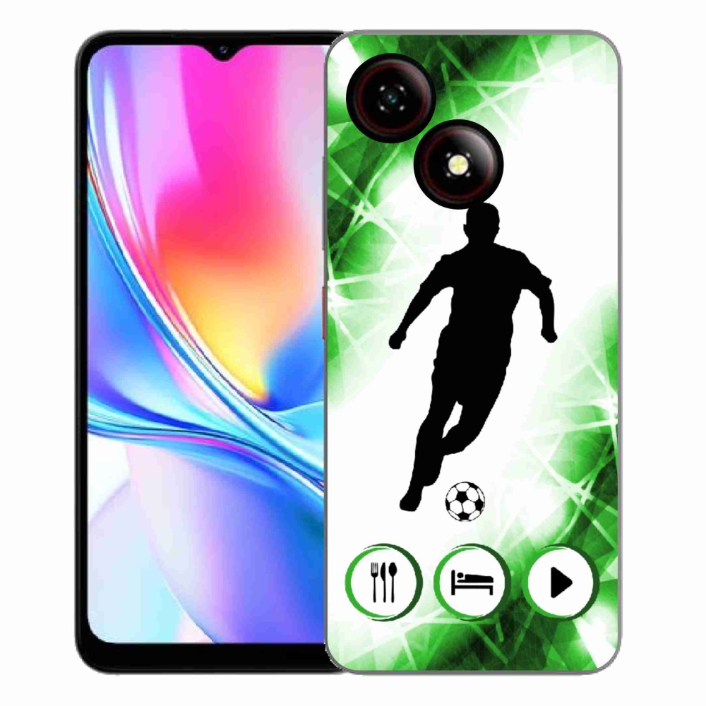 Gélový kryt mmCase na ZTE Blade A35E - futbalista