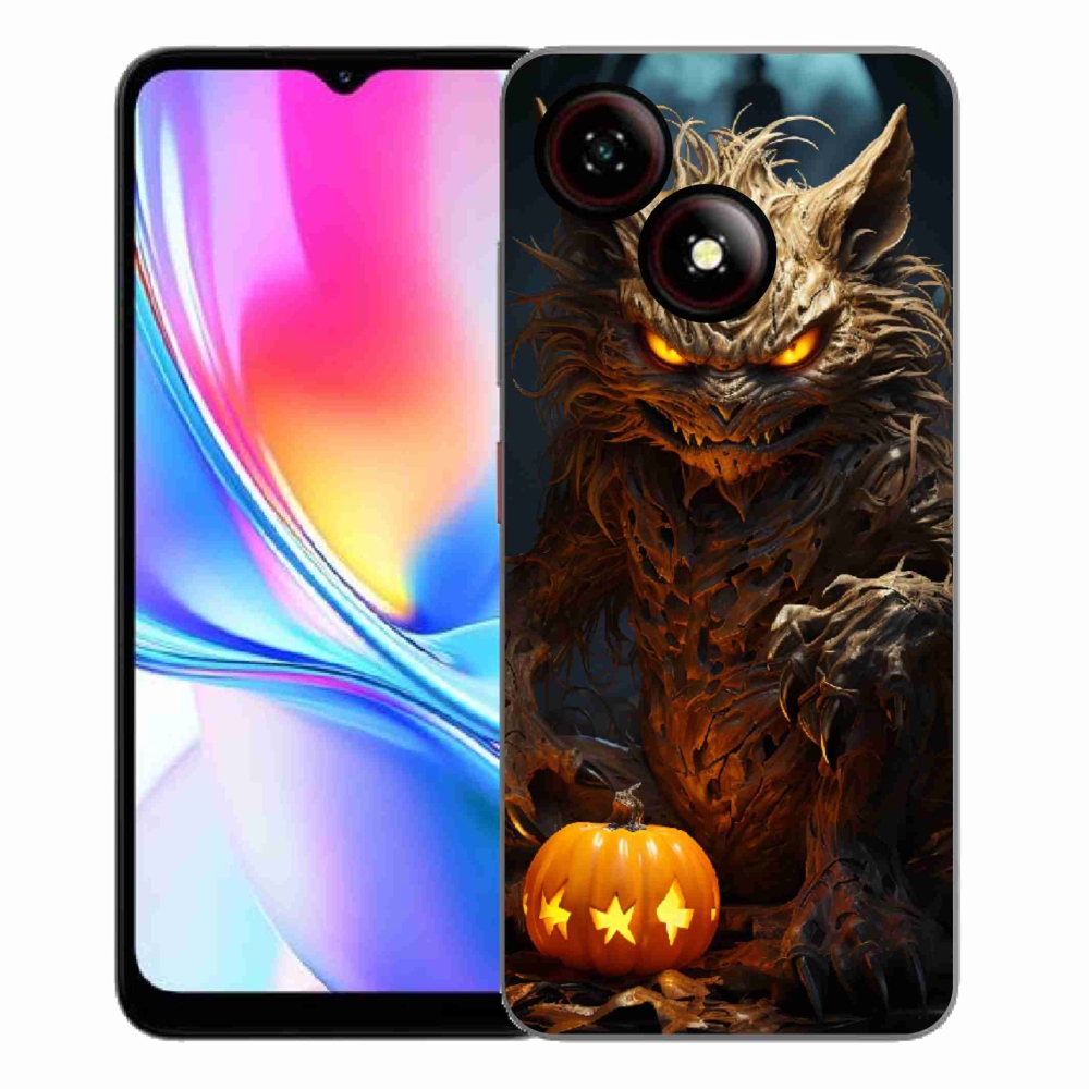 Gélový kryt mmCase na ZTE Blade A35E - halloweenska príšera
