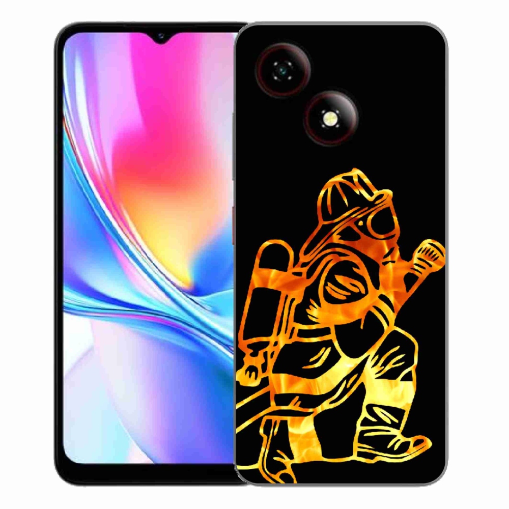 Gélový kryt mmCase na ZTE Blade A35E - hasič 1