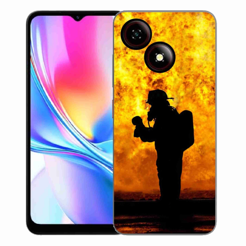 Gélový kryt mmCase na ZTE Blade A35E - hasič