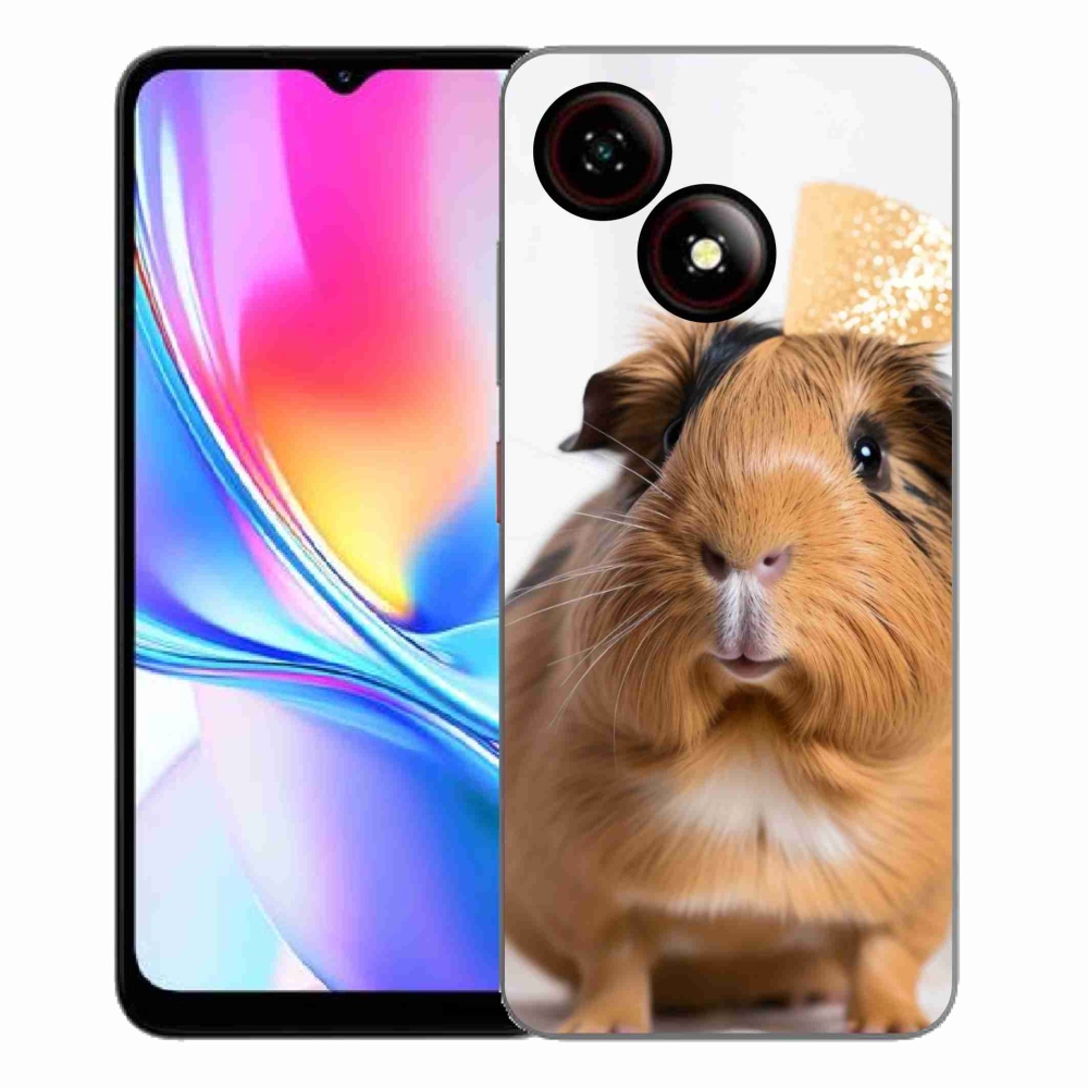 Gélový kryt mmCase na ZTE Blade A35E - hnedé morča