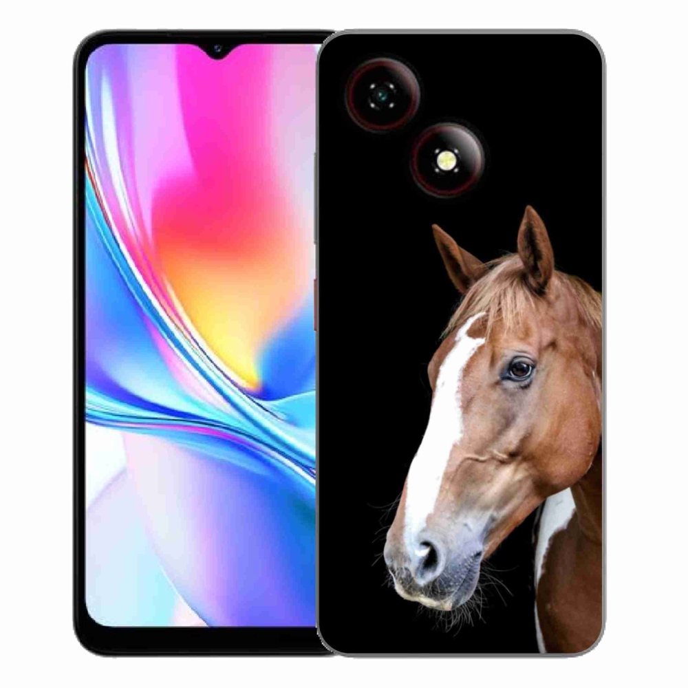 Gélový kryt mmCase na ZTE Blade A35E - hnedý kôň 3