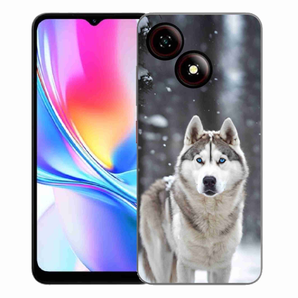 Gélový kryt mmCase na ZTE Blade A35E - husky 2