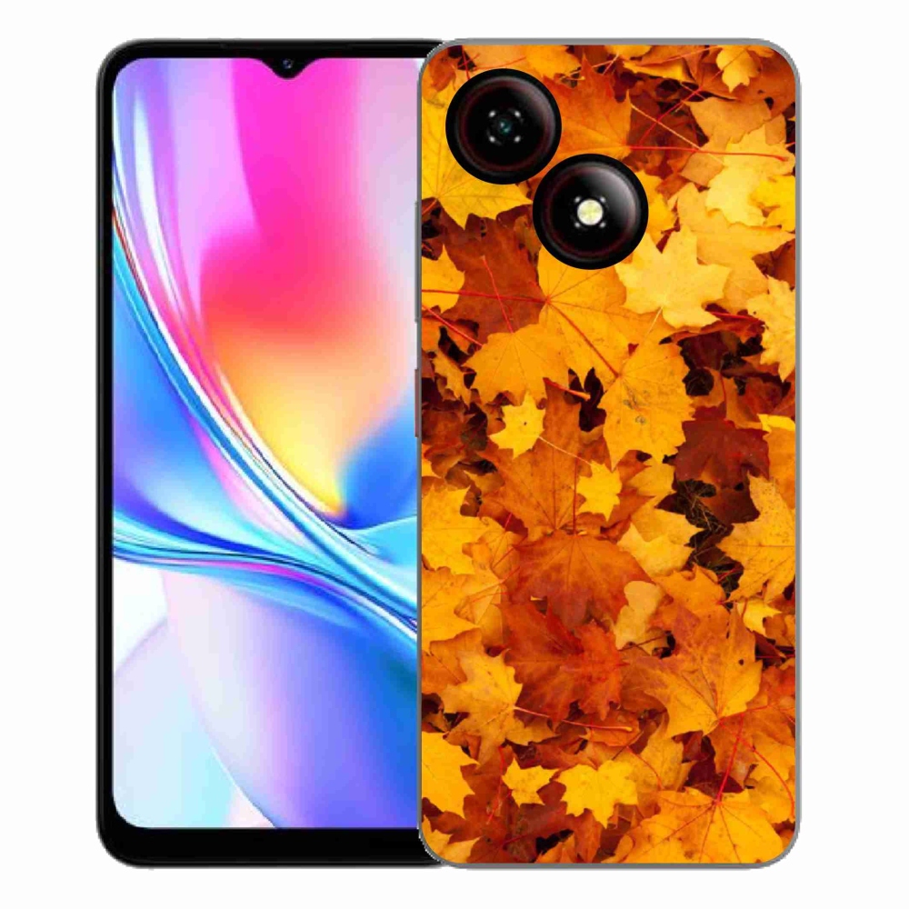 Gélový kryt mmCase na ZTE Blade A35E - javorové listy