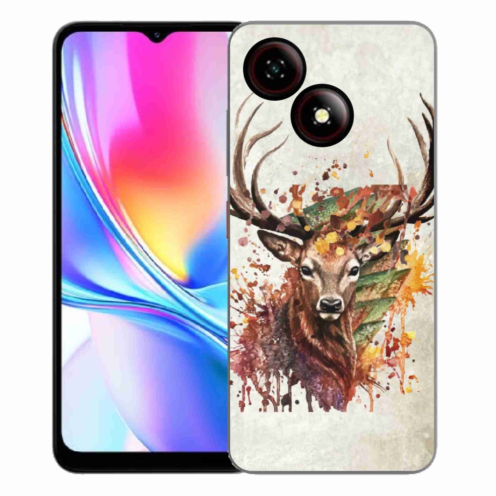 Gélový kryt mmCase na ZTE Blade A35E - jeleň 1
