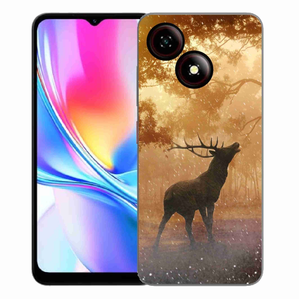Gélový kryt mmCase na ZTE Blade A35E - jeleň v ruji