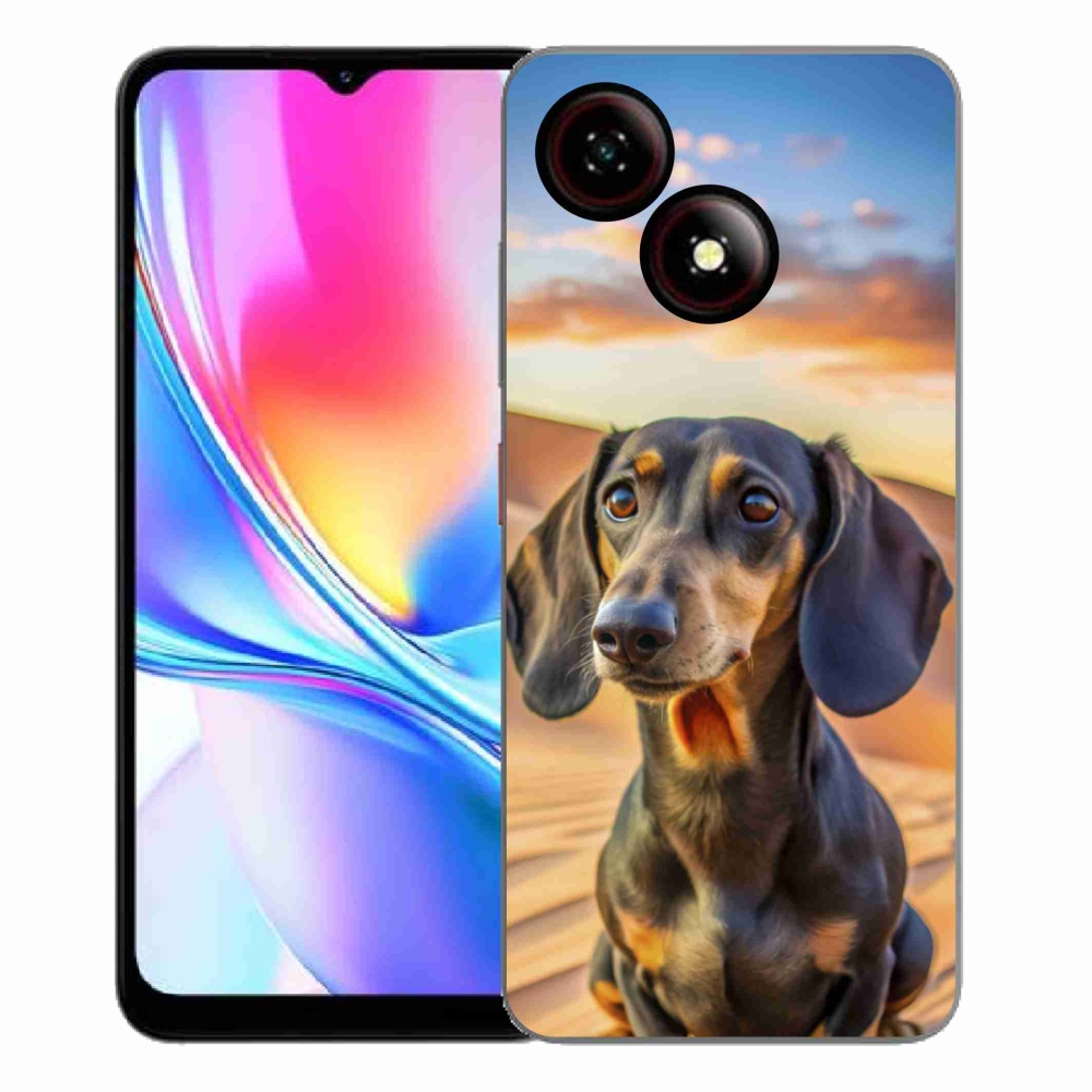 Gélový kryt mmCase na ZTE Blade A35E - jazvečík 3