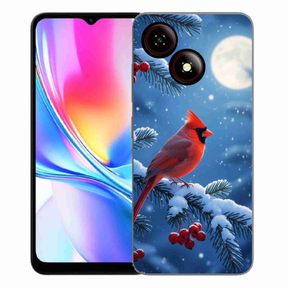 Gélový kryt mmCase na ZTE Blade A35E - kardinál červený