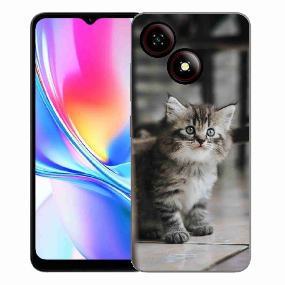 Gélový kryt mmCase na ZTE Blade A35E - mačiatko