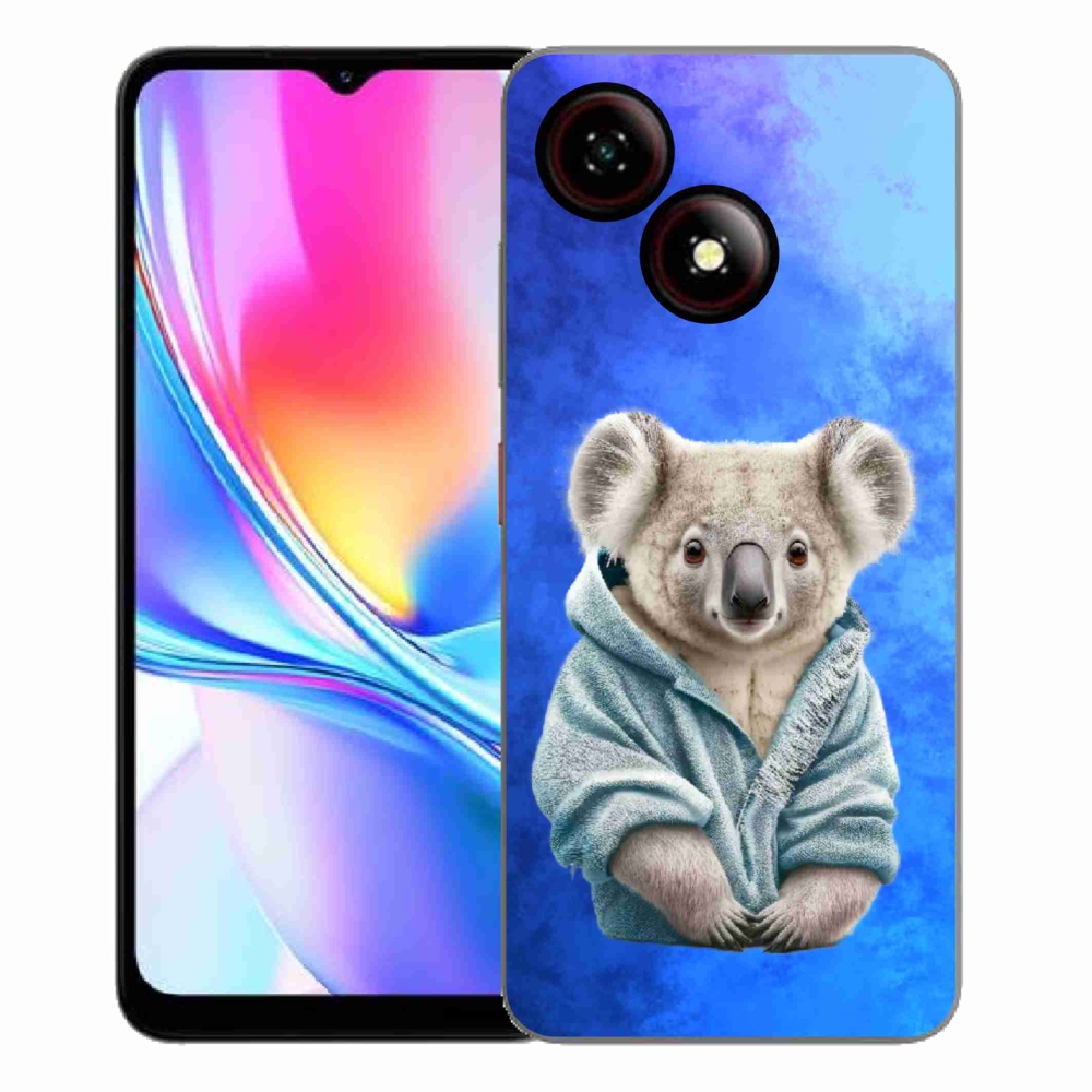 Gélový kryt mmCase na ZTE Blade A35E - koala vo svetri