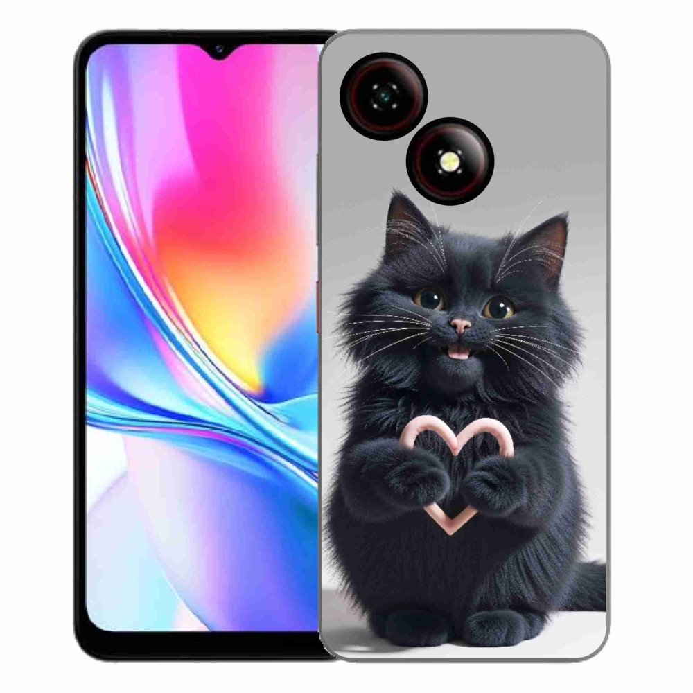 Gélový kryt mmCase na ZTE Blade A35E - mačacia láska 3