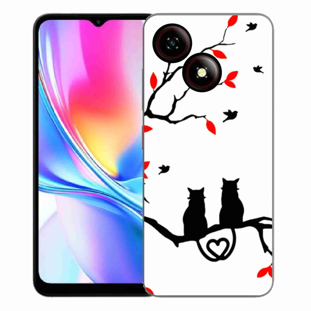 Gélový kryt mmCase na ZTE Blade A35E - mačacia láska