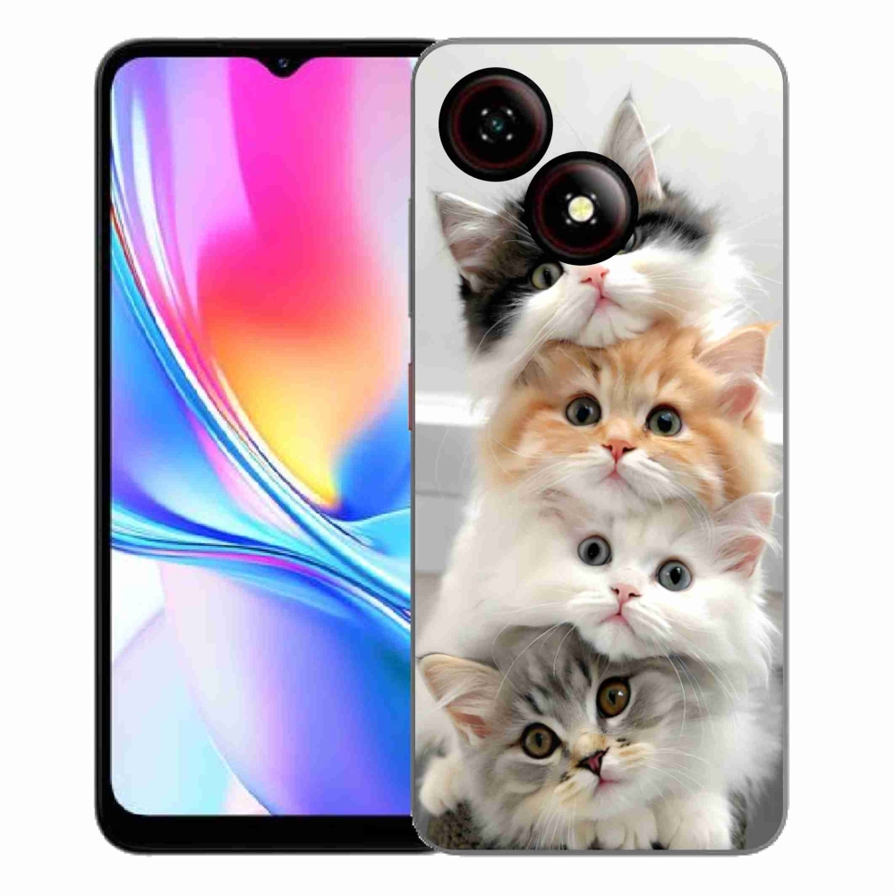Gélový kryt mmCase na ZTE Blade A35E - mačacia partia