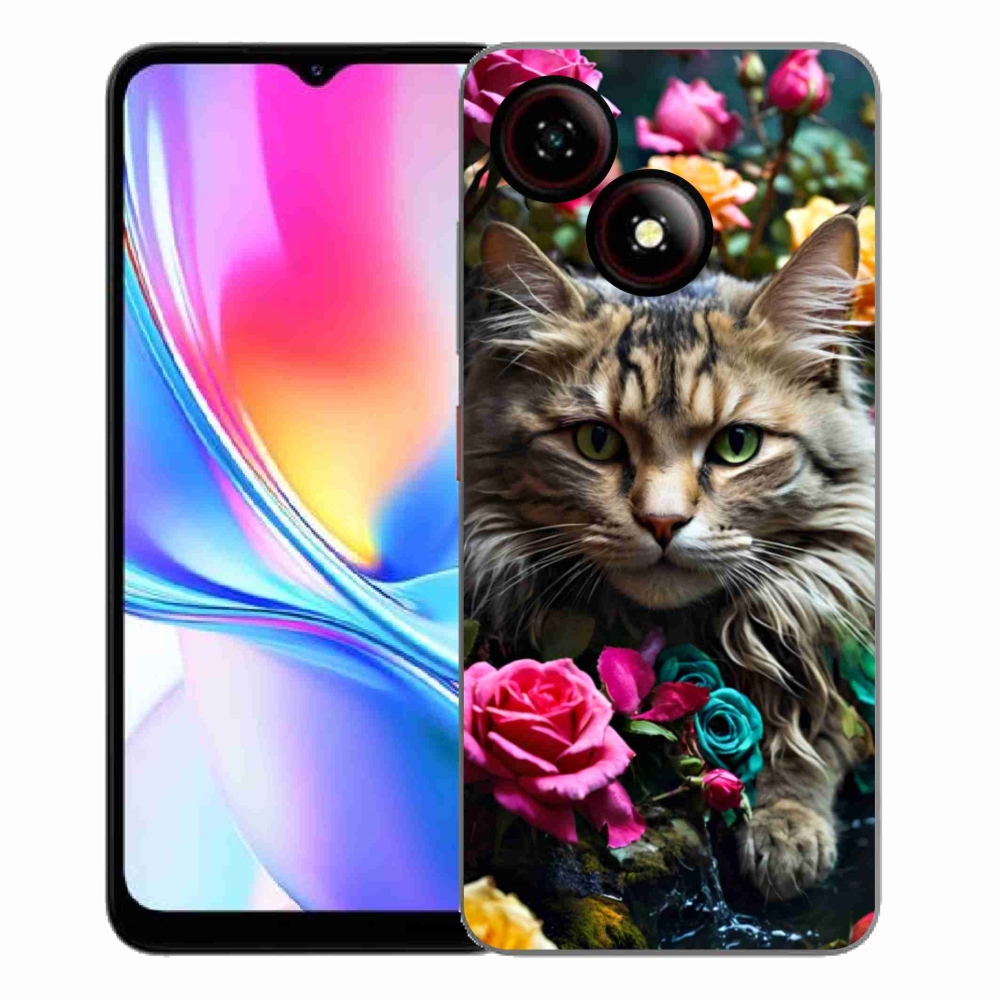 Gélový kryt mmCase na ZTE Blade A35E - mačacie pohľad 2