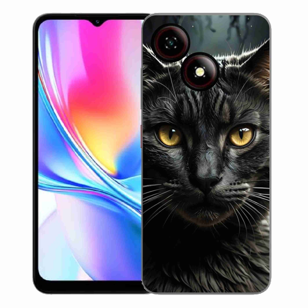 Gélový kryt mmCase na ZTE Blade A35E - mačacie pohľad 3