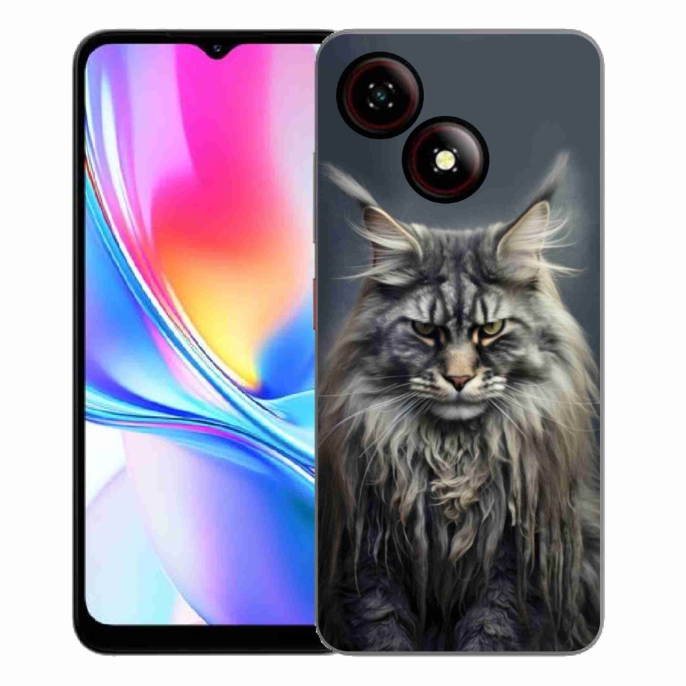 Gélový kryt mmCase na ZTE Blade A35E - mačacie pohľad 4