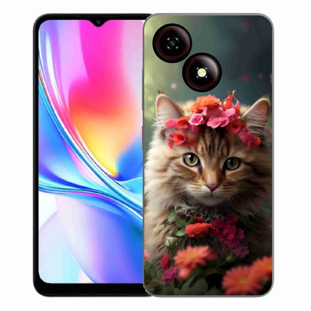 Gélový kryt mmCase na ZTE Blade A35E - mačacia princezná
