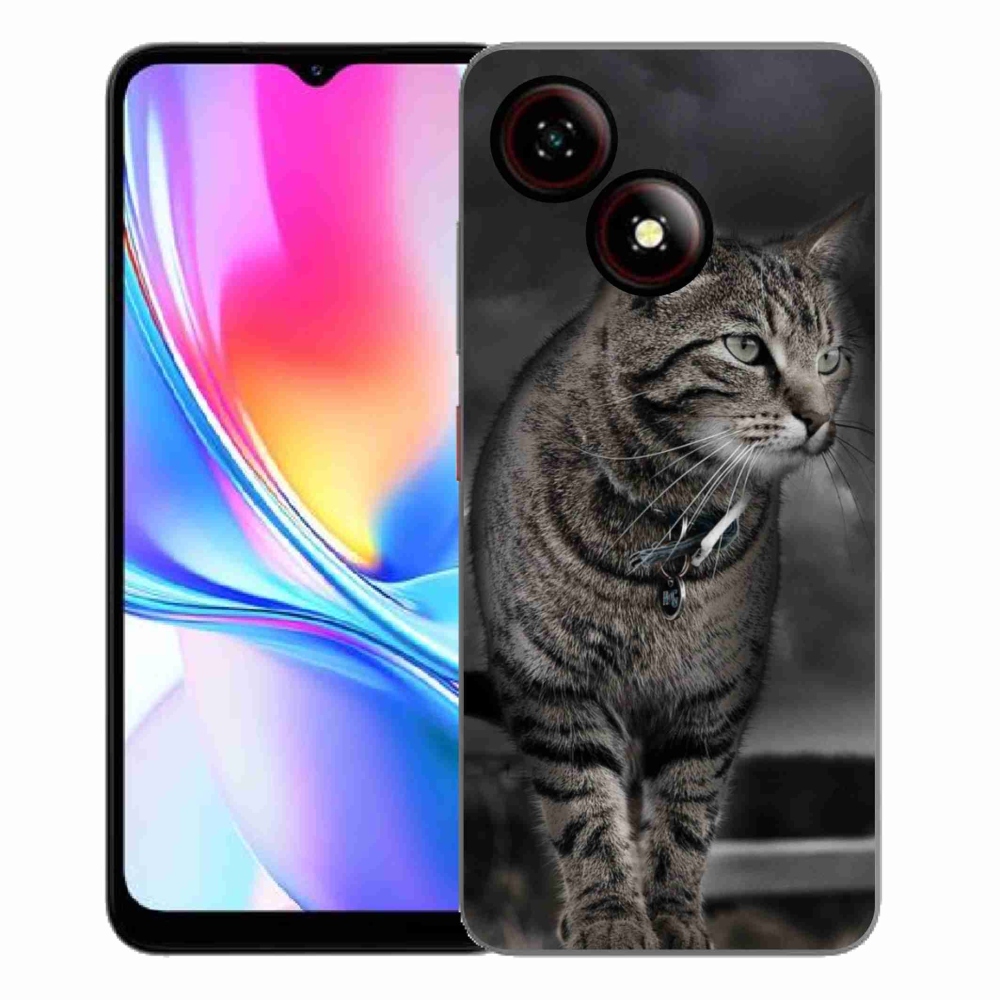 Gélový kryt mmCase na ZTE Blade A35E - mačka