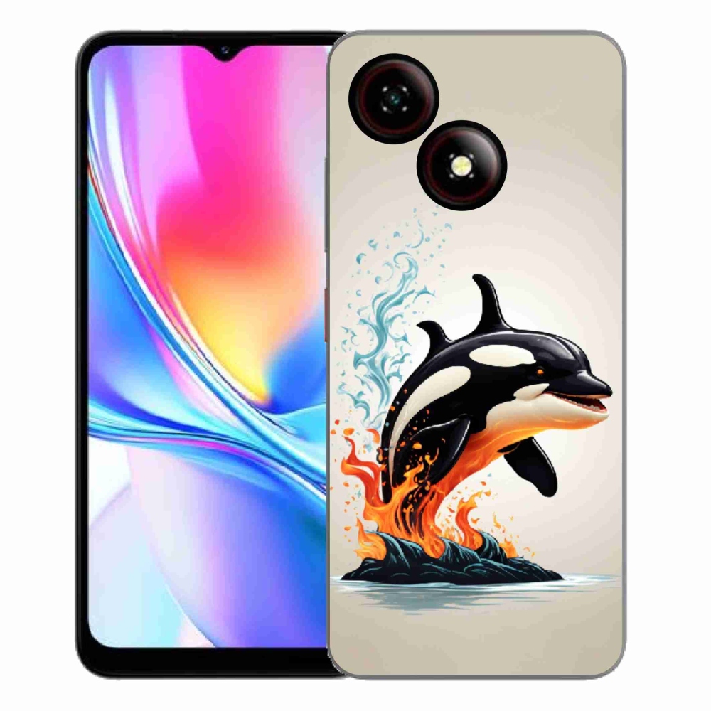 Gélový kryt mmCase na ZTE Blade A35E - kosatka
