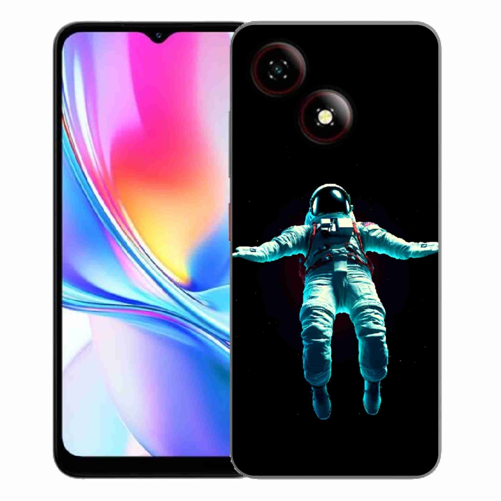 Gélový kryt mmCase na ZTE Blade A35E - kozmonaut