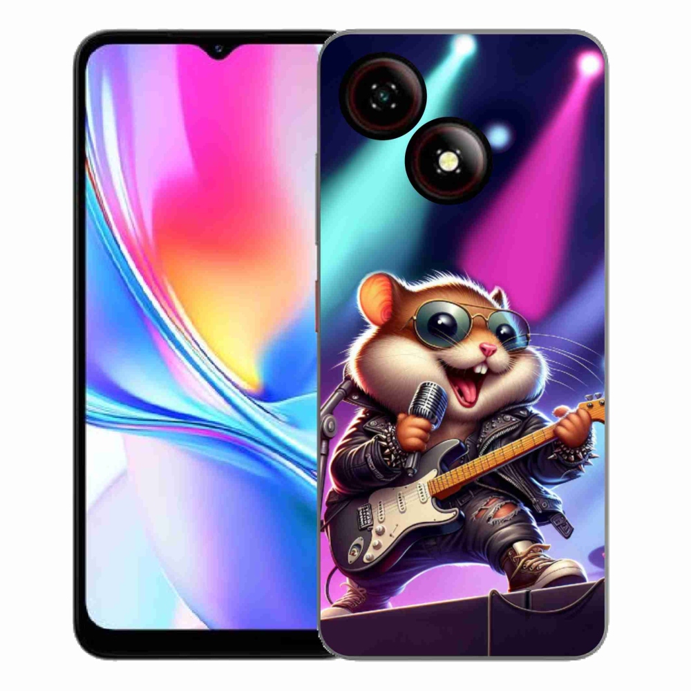 Gélový kryt mmCase na ZTE Blade A35E - škrečok rocker