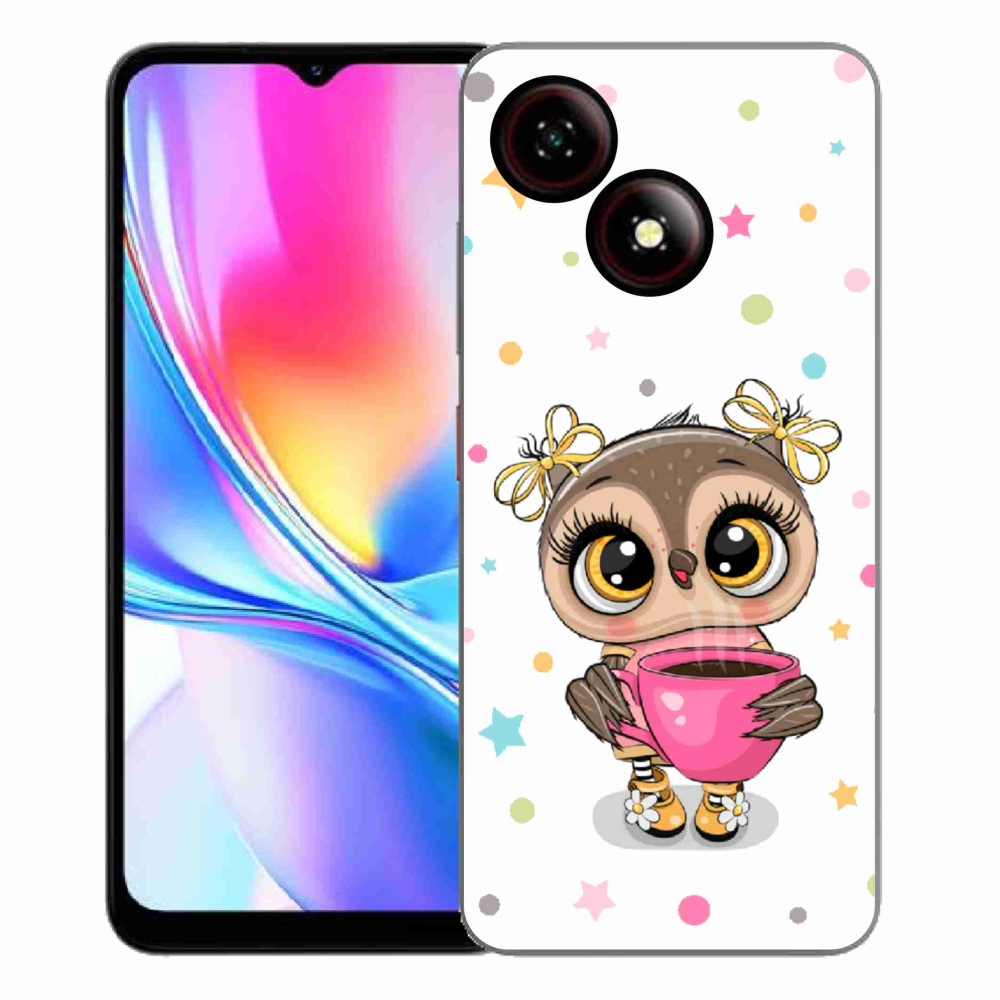 Gélový kryt mmCase na ZTE Blade A35E - kreslená sovička