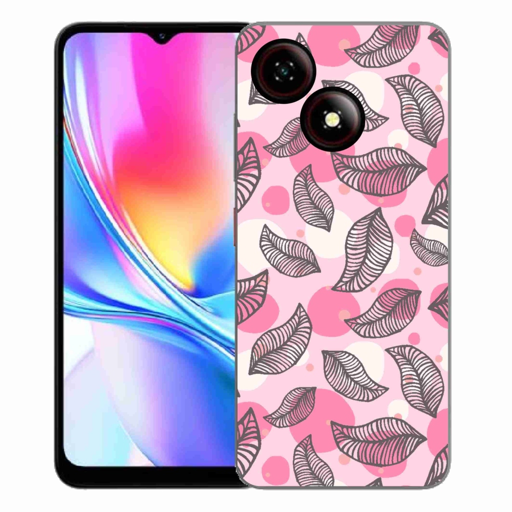 Gélový kryt mmCase na ZTE Blade A35E - kreslené padajúce listy